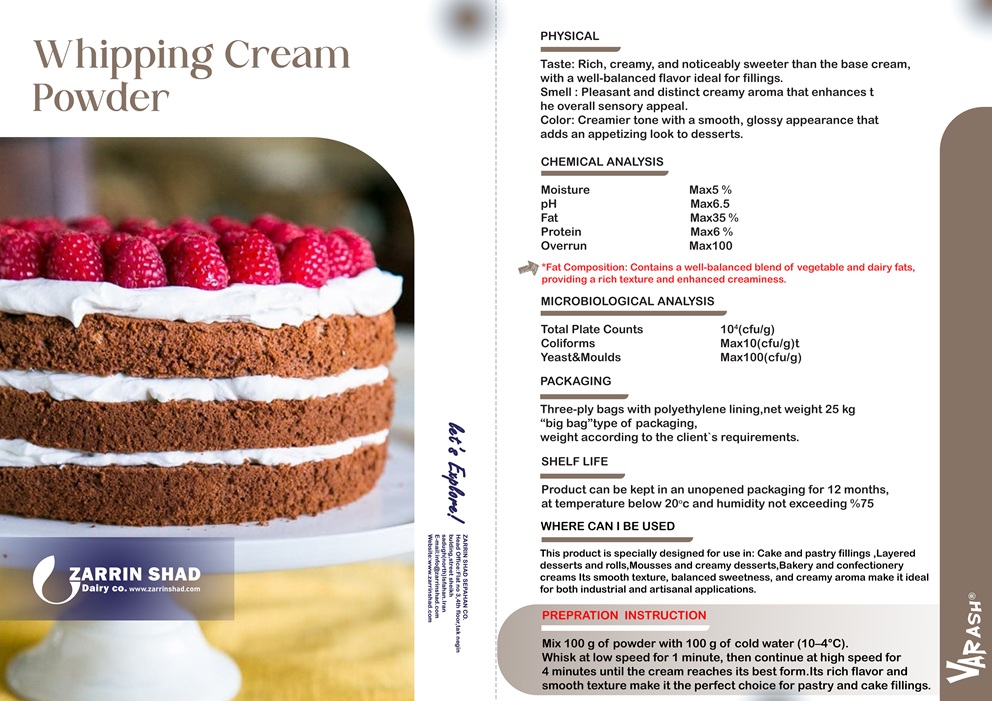 Whipping Cream Powder