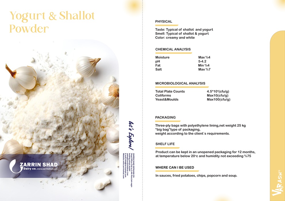 Yogurt & Shallot Powder