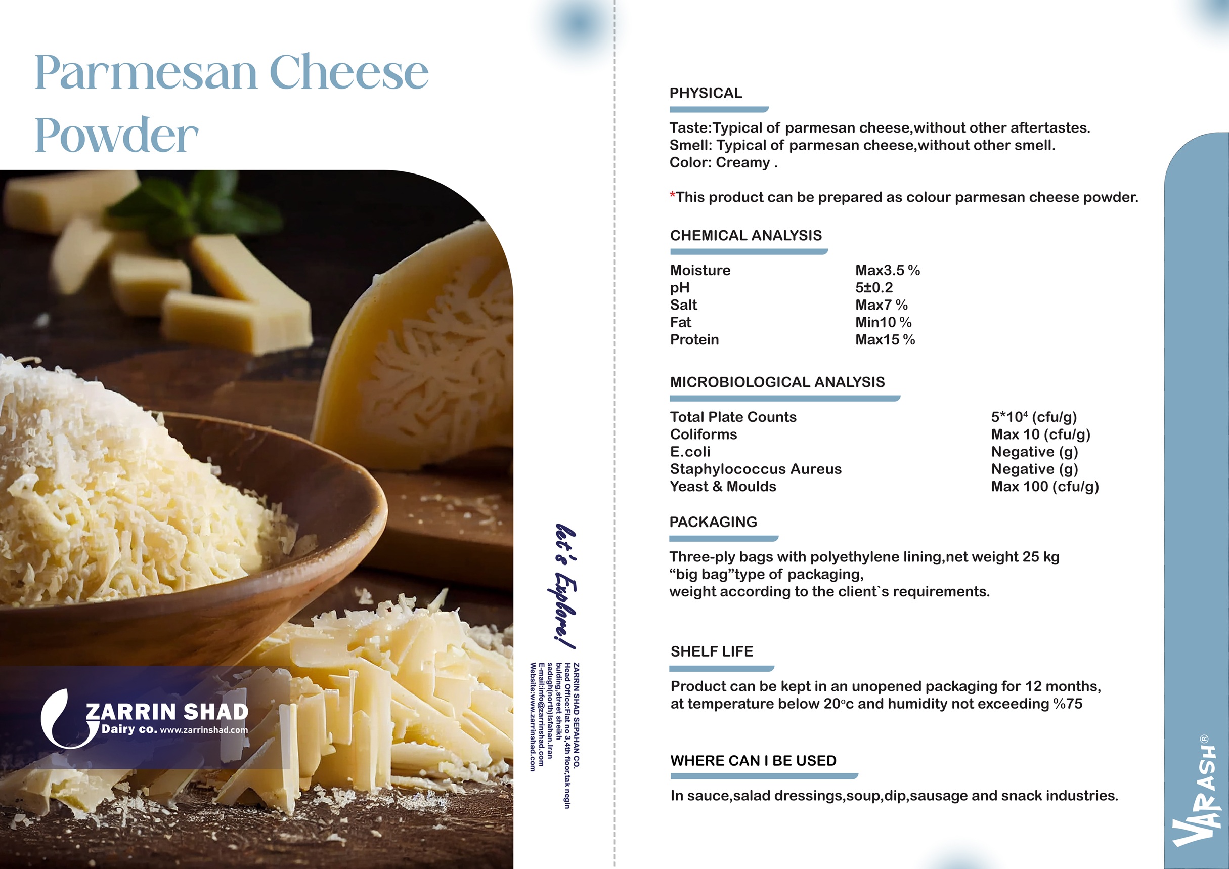 Parmesan Cheese Powder