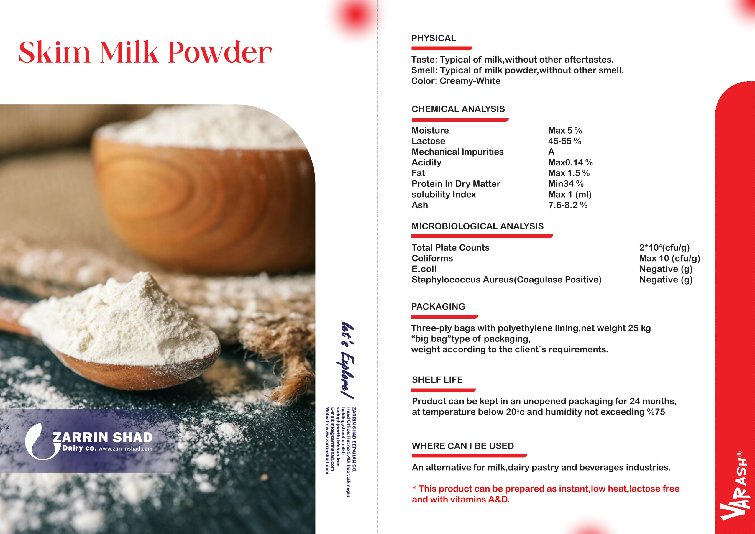 skim milk powder
